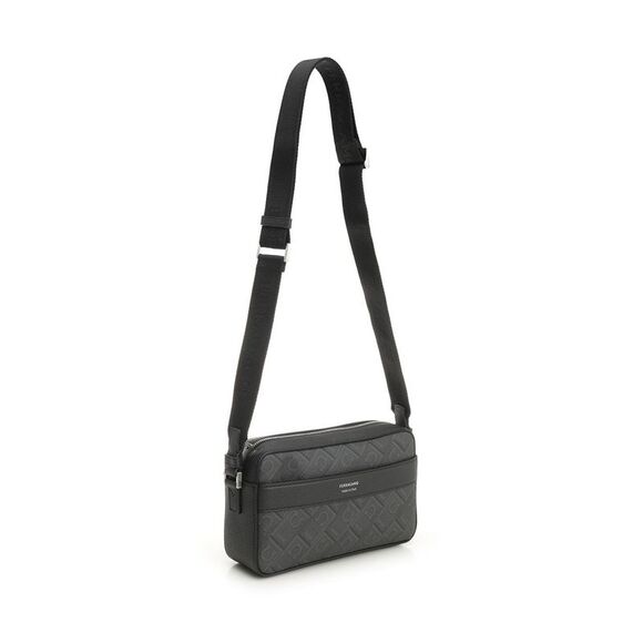 Ferragamo Men Ferragamo Monogram Shoulder Bag